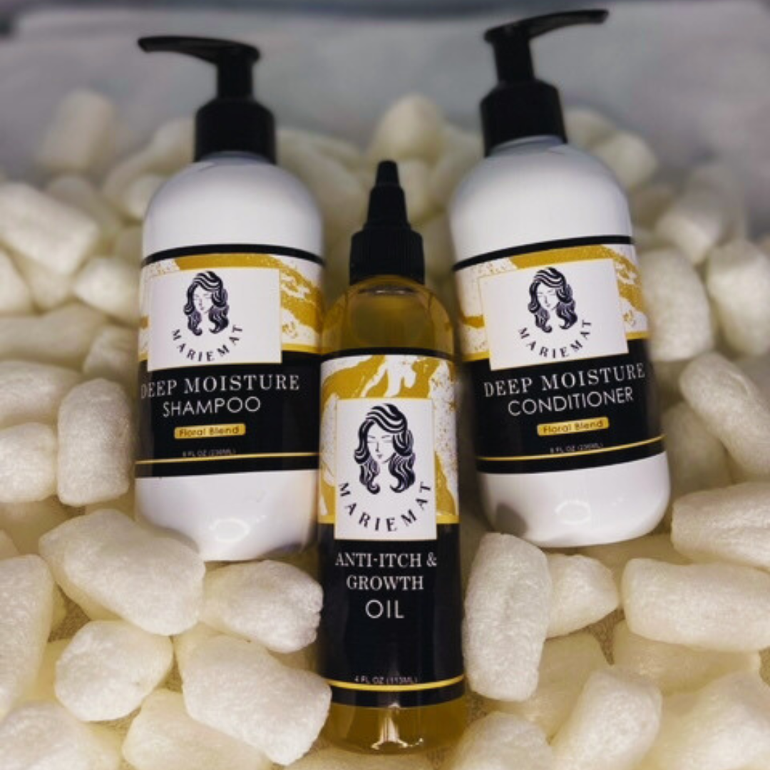 Anti-itch & growth oil Shampoo & Conditioner Sets