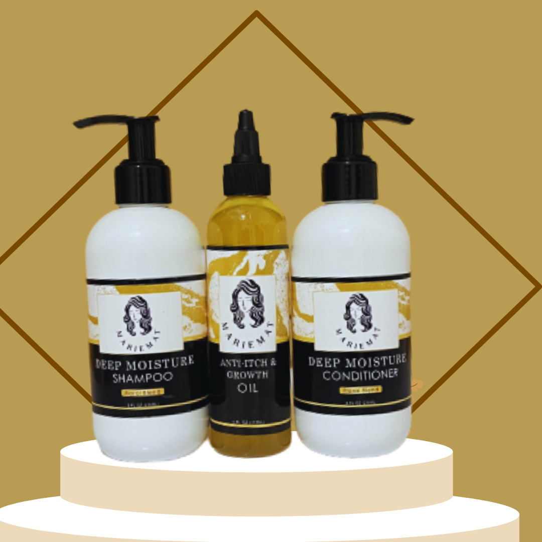 Anti-itch & growth oil Shampoo & Conditioner Sets